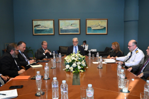 Χ. Στυλιανίδης: Συνάντηση με το Προεδρείο της Ένωσης Ελλήνων Εφοπλιστών