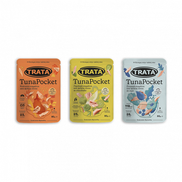 Η TRATA λανσάρει τη νέα σειρά Tuna Pocket Trata