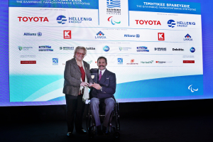 Τιμητική Βράβευση της Toyota Ελλάς από την Ελληνική Παραολυμπιακή Επιτροπή