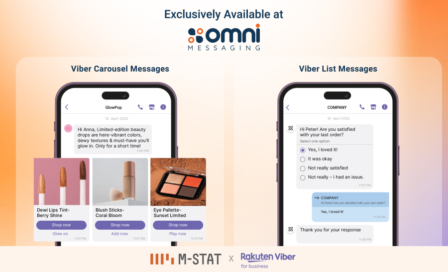 M-STAT: Νέα εργαλεία Viber List και Carousel Messages αποκλειστικά στην Ελλάδα
