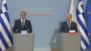 Συνάντηση Κ. Μητσοτάκη- Ν. Τούσκ στη Βαρσοβία