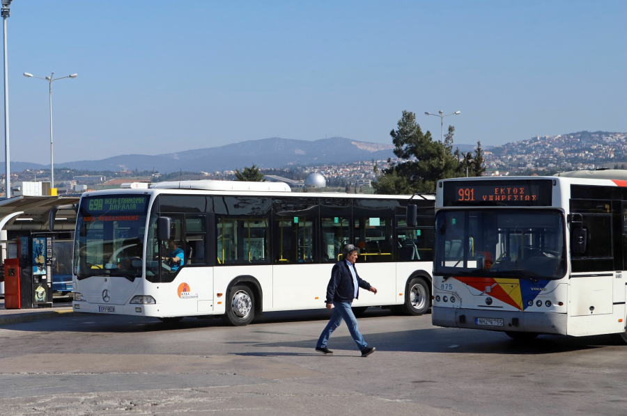 Παράνομη κρίθηκε πρωτόδικα η 24ωρη απεργία των εργαζομένων του ΟΑΣΘ
