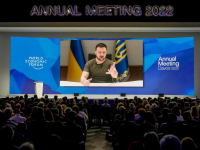 Ο Ζελένσκι ζήτησε στο Νταβός επιβολή "μέγιστων κυρώσεων" στη Ρωσία