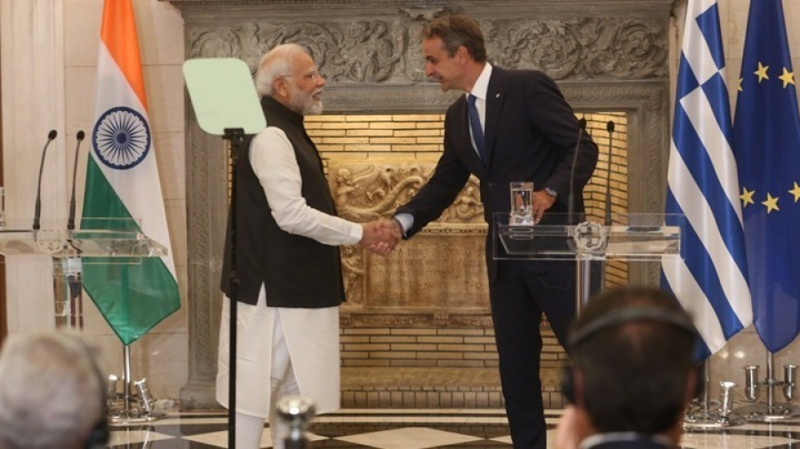 Μητσοτάκης στην Ινδία: Στο επίκεντρο ευρύ φάσμα θεμάτων και προώθηση οικονομικών σχέσεων