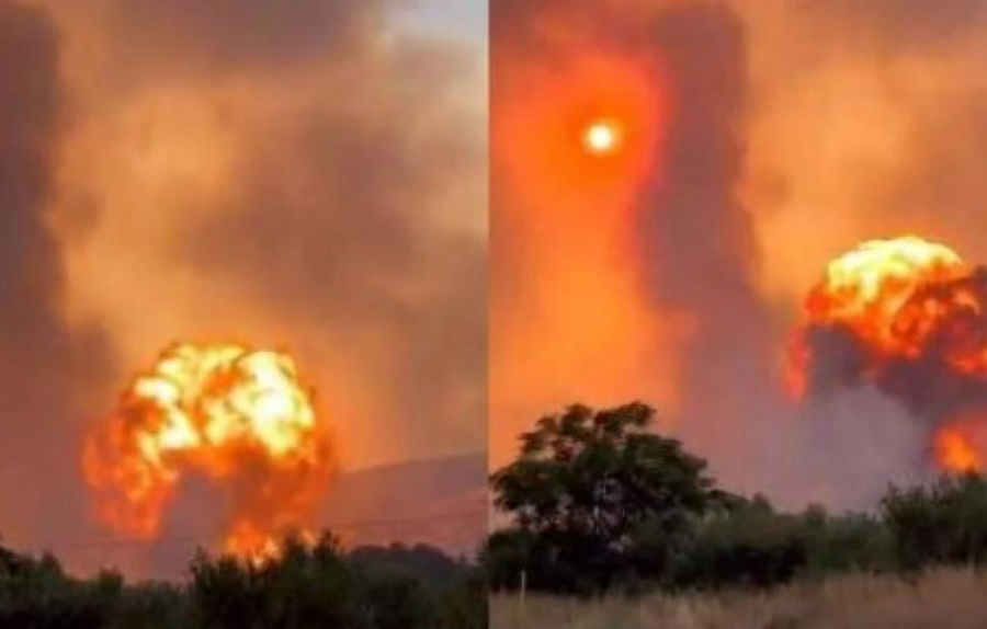 Εκρήξεις σε αποθήκη πυρομαχικών στη Νέα Αγχίαλο Μαγνησίας