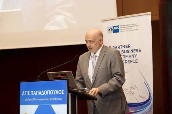 Πρόεδρος του Ελληνογερμανικού Επιμελητηρίου, καθ. Άγης Παπαδόπουλος