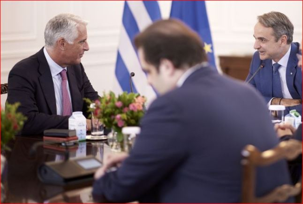 Μήνυμα εμπιστοσύνης στο μέλλον της Ελλάδας στέλνουν Alpha Bank και UniCredit - Συνάντηση Μητσοτάκη-Ορσέλ