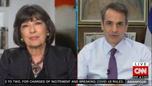 Μητσοτάκης στο CNN: Αν θέλουμε την οικονομία μας ανοιχτή πρέπει να εμβολιαστούμε