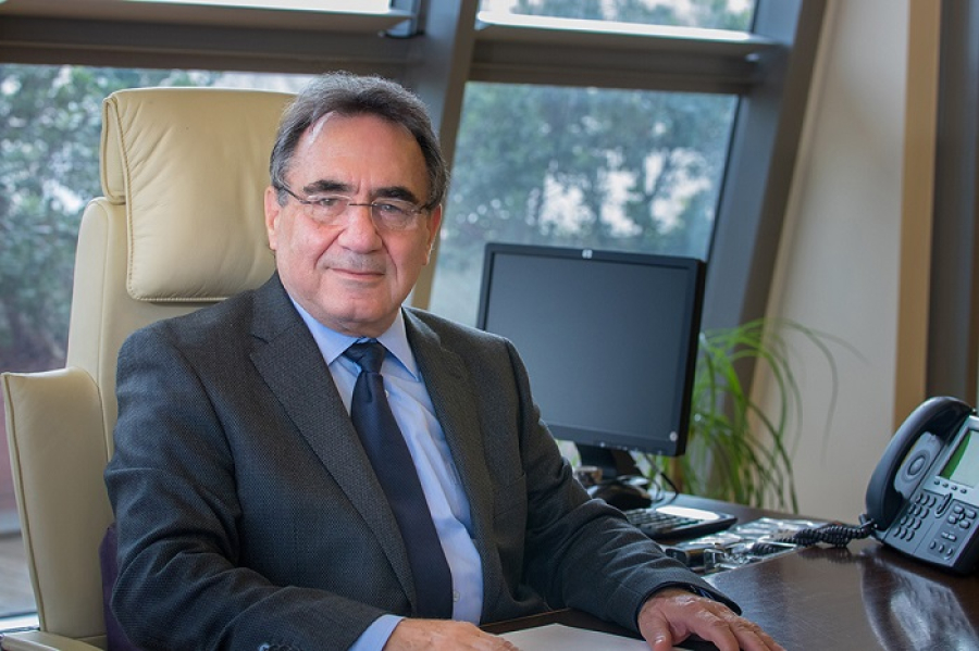 Ο Πρόεδρος της Τράπεζας Χανίων, Μιχάλης Μαρακάκης.