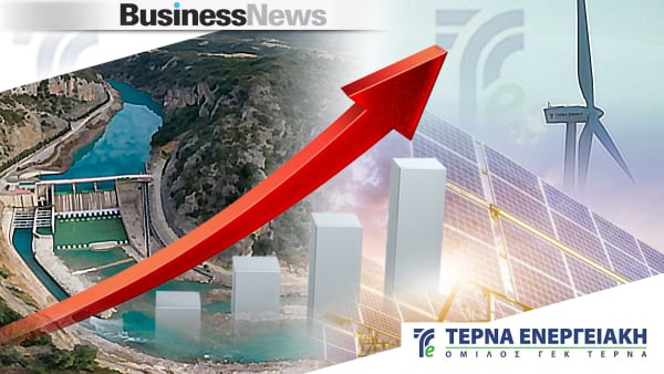 ΤΕΡΝΑ Ενεργειακή: Άλμα 87,5% στα προσαρμοσμένα καθαρά κέρδη στο γ' τρίμηνο