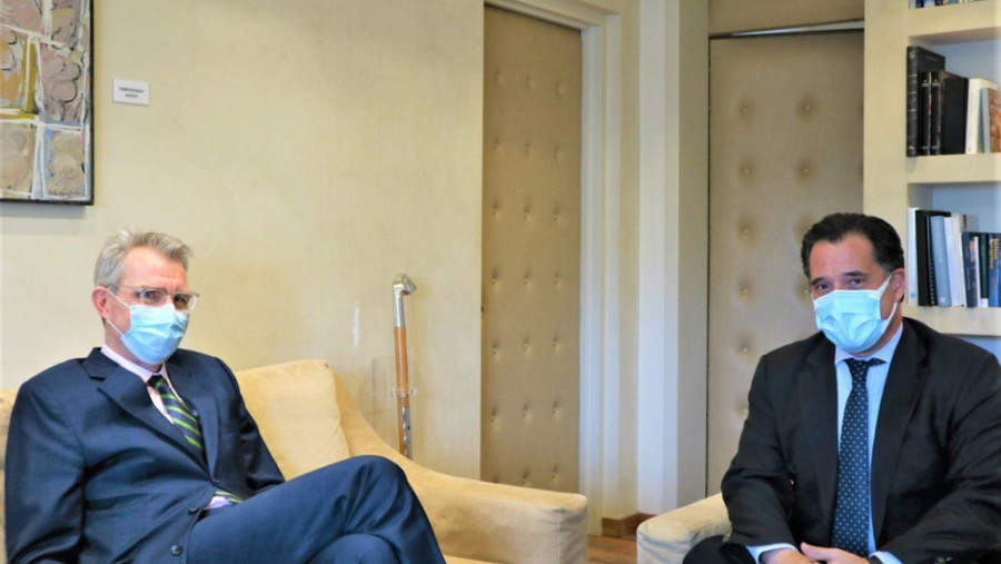 Συνάντηση Γεωργιάδη - Πάιατ: Στο επίκεντρο η περαιτέρω αμερικανική επενδυτική παρουσία στην Ελλάδα