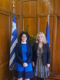 Άννα Μάνη – Παπαδημητρίου στην Πρέσβη της Ιρλανδίας: Η Ελλάδα ιδανικός προορισμός για ψηφιακούς νομάδες