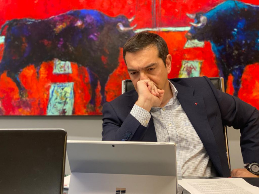 Τηλεδιάσκεψη Αλ. Τσίπρα με εκπροσώπους των λαϊκών αγορών