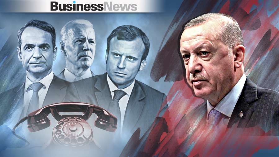 Eρντογάν: Αποφασίσαμε με Μακρόν, Μητσοτάκη και Μπάιντεν να εντείνουμε τις επαφές μας