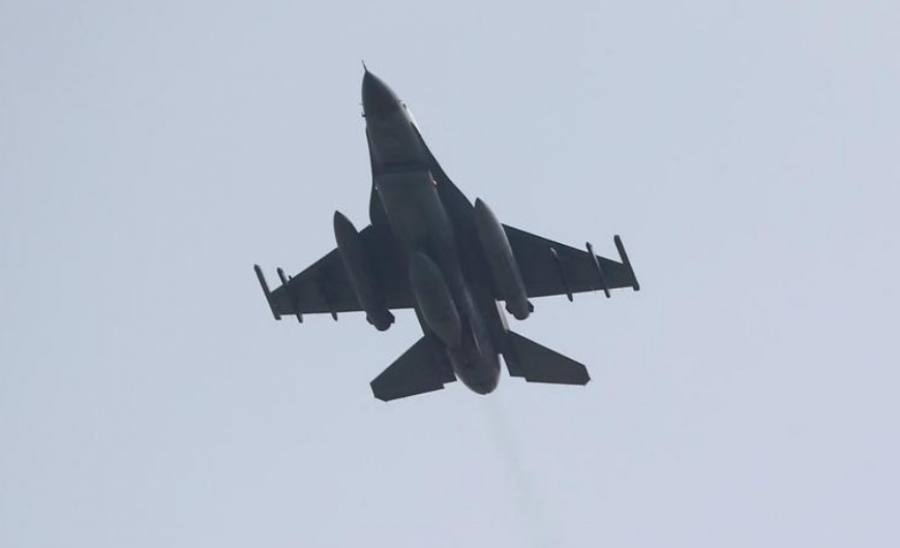 Πτώση F 16 στην Ανδραβίδα