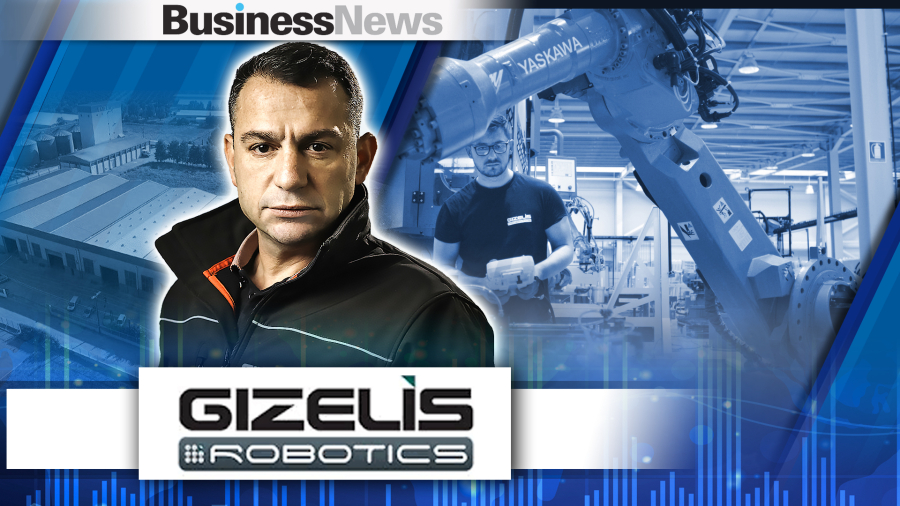 Gizelis Robotics : Ο στόχος για double score από τις εξαγωγές, η τεχνητή νοημοσύνη και η ρομποτική ως ''μονόδρομος''