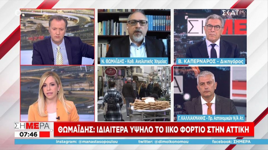 Θωμαΐδης: Δεν θα τελειώσουμε με τον κορονοϊο ούτε μέχρι το φθινόπωρο (vid)