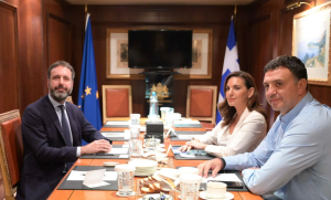 Συνάντηση Ολ. Κεφαλογιάννη και Β. Κικίλια με εκπρόσωπο του Royal Caribbean Group