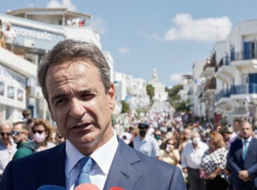 Μητσοτάκης: Μήνυμα αισιοδοξίας για το μέλλον της χώρας, από την Τήνο