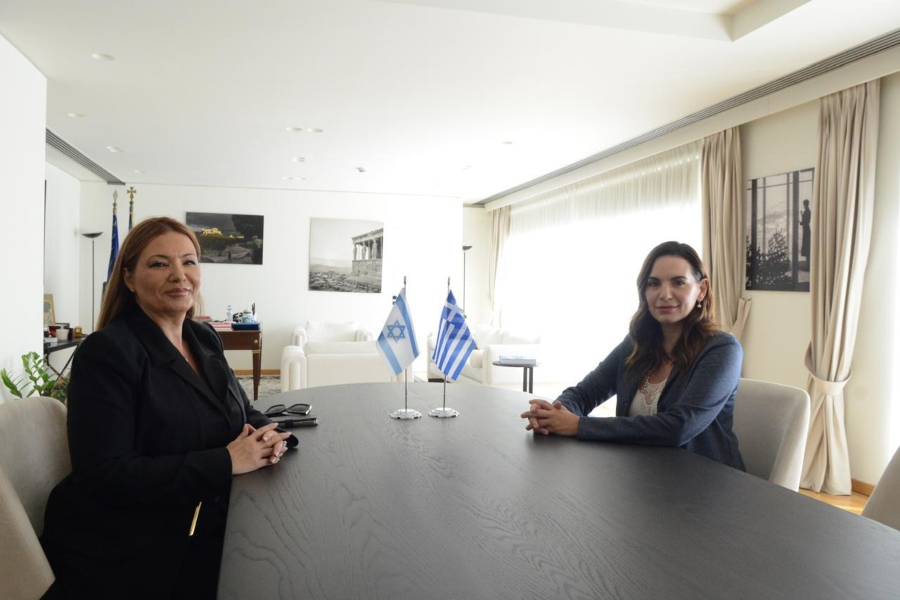 Συνάντηση της Υπουργού Τουρισμού με την νέα Πρέσβειρα του Ισραήλ στην Ελλάδα