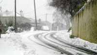 Χιονοκαταιγίδα στο Βόλο