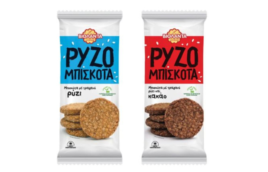 Βιολάντα: Λανσάρει τα ρυζομπισκότα, ενισχύοντας το χαρτοφυλάκιο των υγιεινών σνακ