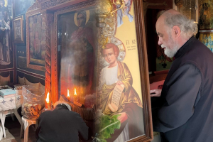 Με το φίλο μου τον παπα-Δημήτρη στα Χανιά