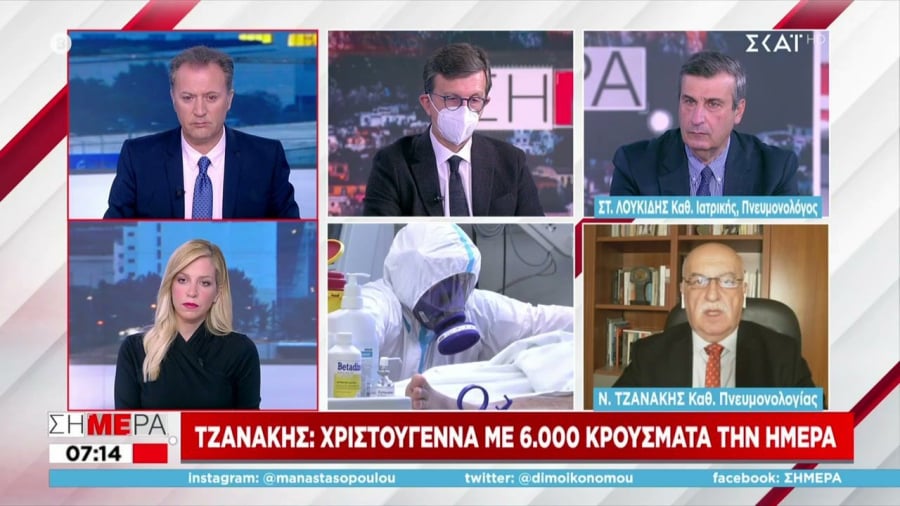 Τζανάκης: Γιατί λέω «όχι» σε καθολικό λοκντάουν (vid)