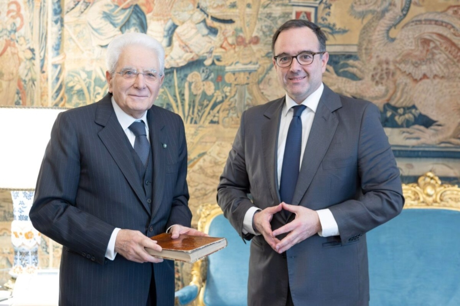 Θοδωρής Κυριακού: Συναντήθηκε με τον Προέδρο της Ιταλικής Δημοκρατίας, Sergio Mattarella