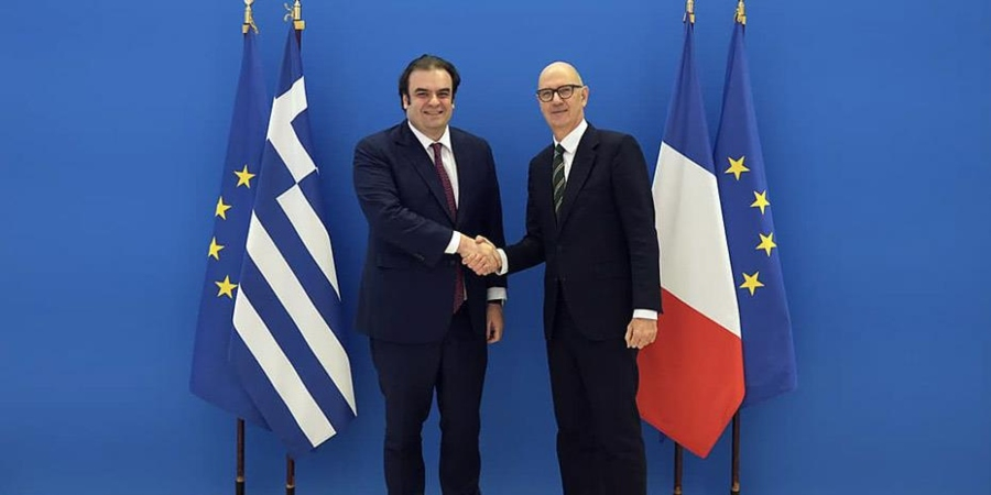 Συνάντηση Πιερρακάκη - Λεσκίρ στο πλαίσιο συνεργασίας Ελλάδας και Γαλλίας