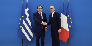 Συνάντηση Πιερρακάκη - Λεσκίρ στο πλαίσιο συνεργασίας Ελλάδας και Γαλλίας