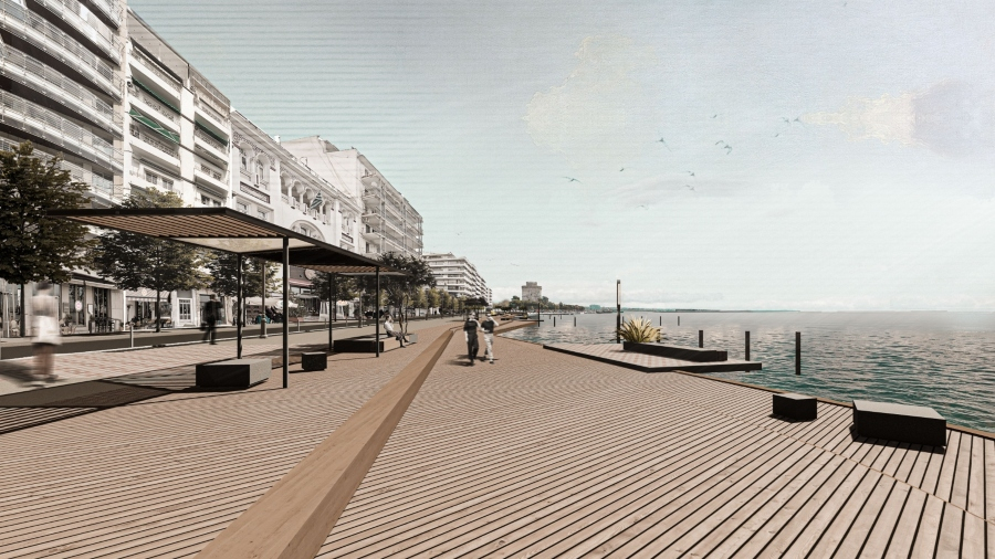 Θεσσαλονίκη: Ξύλινο ντεκ και πλατεία Δημοκρατίας περνούν τον προέλεγχο του ΕΣΠΑ και «φεύγουν» για δημοπράτηση