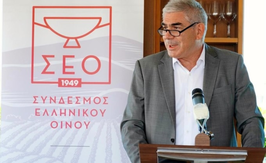 Στέλιος Μπουτάρης, πρόεδρος του Συνδέσμου Ελληνικού Οίνου