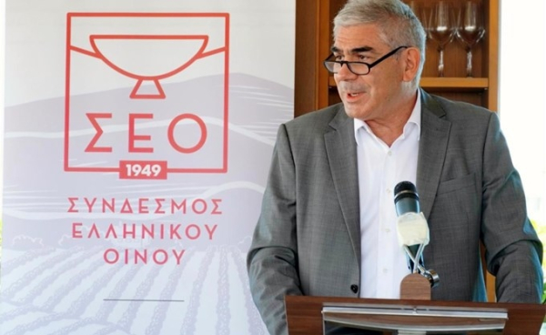 Στέλιος Μπουτάρης, πρόεδρος του Συνδέσμου Ελληνικού Οίνου