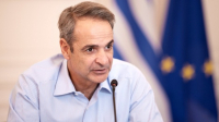 Στα εγκαίνια μονάδας αποθήκευσης των Metlen - Ομίλου Καράτζη ο Κυριάκος Μητσοτάκης