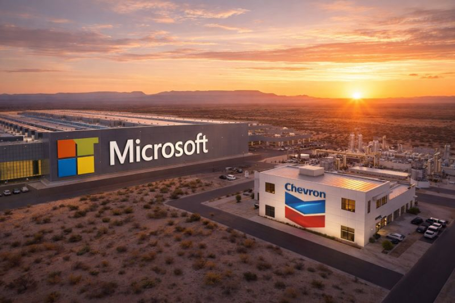 Microsoft και Chevron υπογράφουν 20ετή συμφωνία για κέντρο δεδομένων στο Τέξας