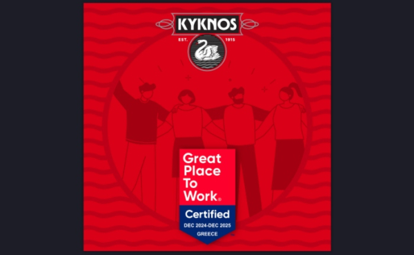 KYKNOS: Έλαβε την πιστοποίηση Great Place to Work - Αναγνώριση για την εταιρική της κουλτούρα