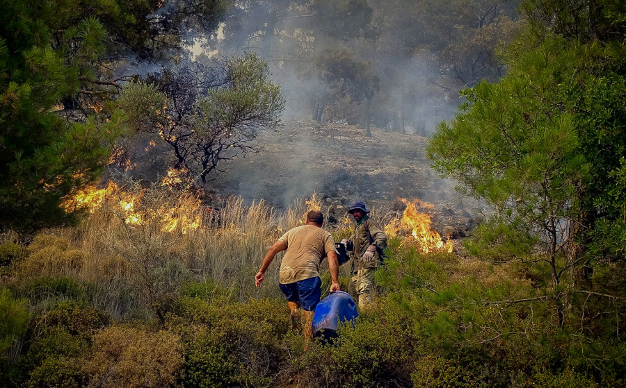 Ρόδος: Κάηκαν πάνω από 30.000 στρέμματα παρθένου δάσους