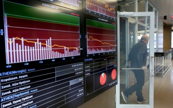 Χρηματιστήριο: Απώλειες 1,38% για τον ΓΔ - Πιέσεις και στην Ευρώπη