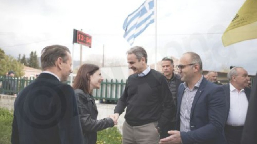 Κοζάνη: Τον οικισμό Ακρινή, που θα γίνει "πράσινος", επισκέφθηκε ο Κυριάκος Μητσοτάκης