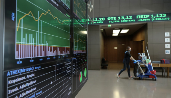 Χρηματιστήριο: Άνοιγμα με άνοδο 1,22% - Σε υψηλά 10 ετών ο γενικός δείκτης