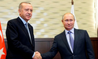 Ερντογάν σε Πούτιν: Στείλτε διεθνή δύναμη για την προστασία των Παλαιστινίων