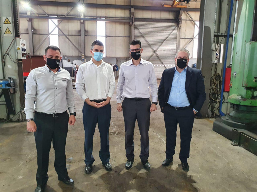 Τις εγκαταστάσεις της Gizelis Robotics επισκέφθηκε ο Υφυπουργός Ανάπτυξης και Επενδύσεων κ. Χρίστος Δήμας