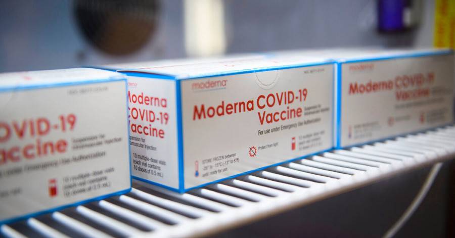Από τα μέσα Απριλίου η χρήση του εμβολίου της Moderna στη Βρετανία
