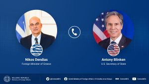 Επικοινωνία Δένδια - Μπλίνκεν για Τουρκία και κατάσχεση δεξαμενόπλοιων