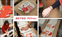 METRO: Συμμετέχει στη δράση #REDress, παίρνοντας θέση ενάντια στην έμφυλη βία