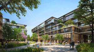 Mακέτα από τον νέο σχεδιασμό του ακινήτου