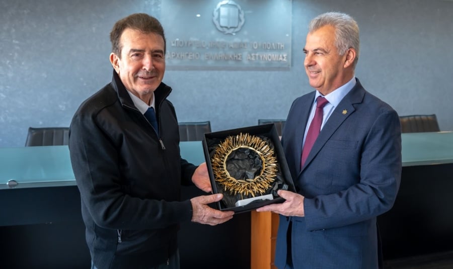 Συνάντηση Μ. Χρυσοχοΐδη με τον Κύπριο Υπουργό Δικαιοσύνης και Δημόσιας Τάξης