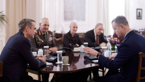 Κ.Μητσοτάκης: Συναντήθηκε με τον ανώτατο διοικητή του ΝΑΤΟ στο Μαξίμου