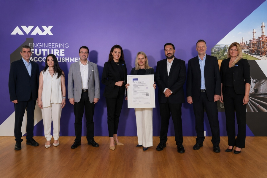 Όμιλος AVAX: Πιστοποίηση BIM από την TUV NORD Ελλάδας